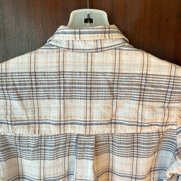 Abercrombie & Fitch Plaid Flannel Button Down Shirt Size XS - Picture 7 of 11